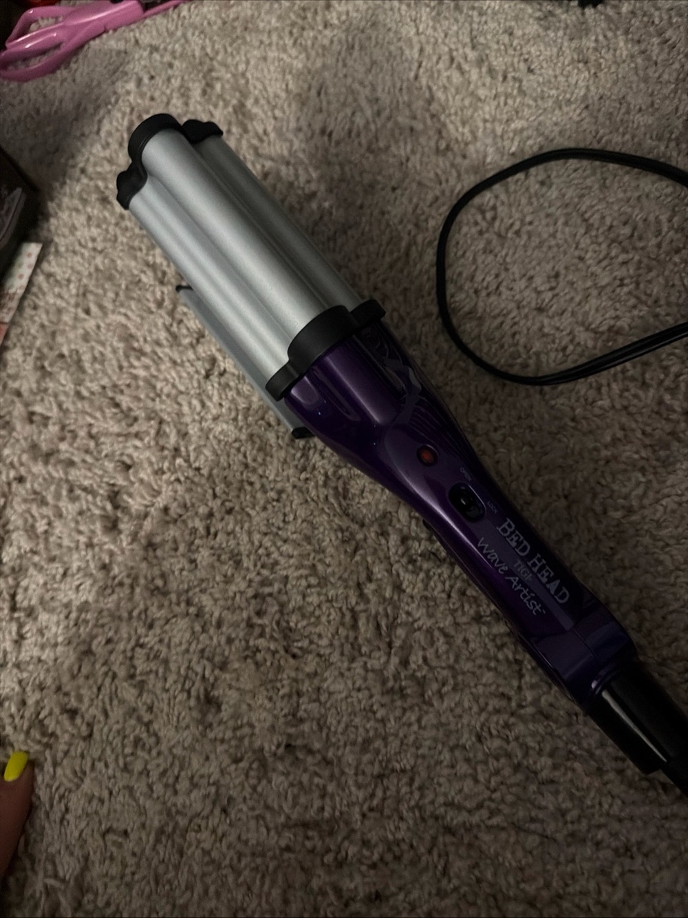 BedHead Purple and Silver unique deep barrel wave plates